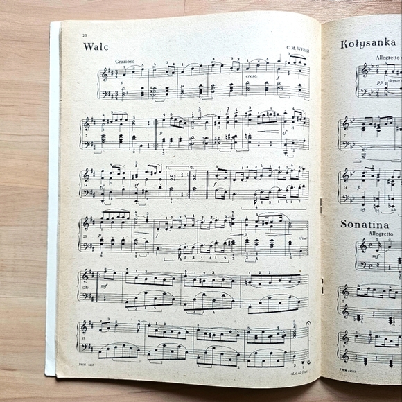 Ethnic Polish Softcover Booklets Sheet Music Piano Lot of 2 - Picture 10 of 11